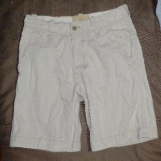 ホリスター(Hollister)のホリスター メンズ コットンショートパンツ ベージュ(ショートパンツ)