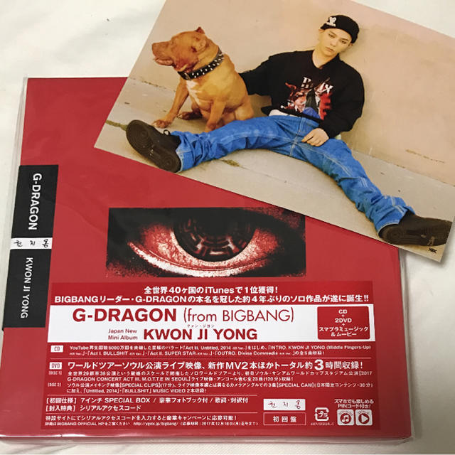 ジヨン지용G-DRAGON(BIGBANG)ソロDVDソウルコン未開封