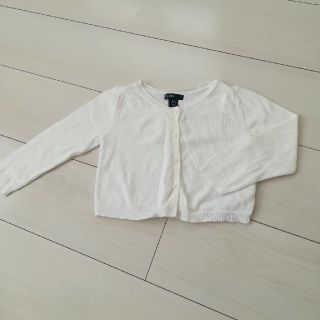 ベビーギャップ(babyGAP)のgap baby 90ホワイトカーディガン(カーディガン)