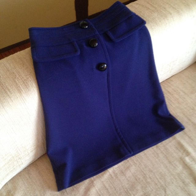 BURBERRY(バーバリー)のバーバリーブラックレーベル＊スカート青 レディースのスカート(ひざ丈スカート)の商品写真