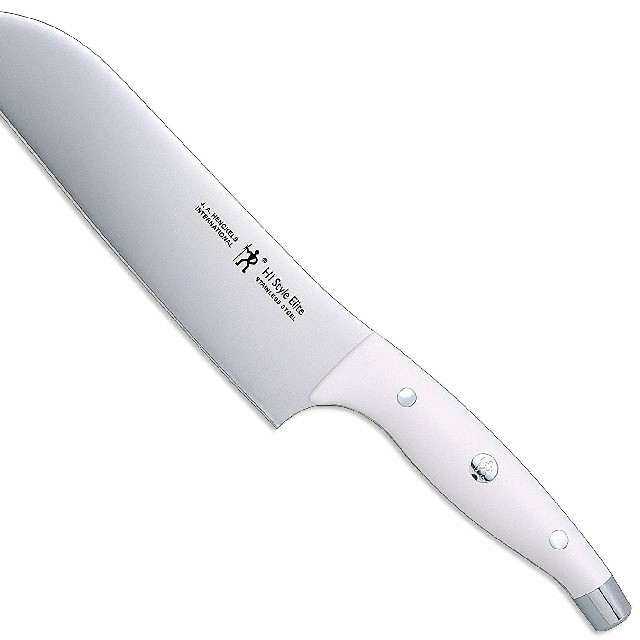 Zwilling J.A. Henckels(ツヴィリングジェイエーヘンケルス)の【新品】ヘンケルス HI スタイルエリート 三徳包丁 ホワイト 白 インテリア/住まい/日用品のキッチン/食器(調理道具/製菓道具)の商品写真