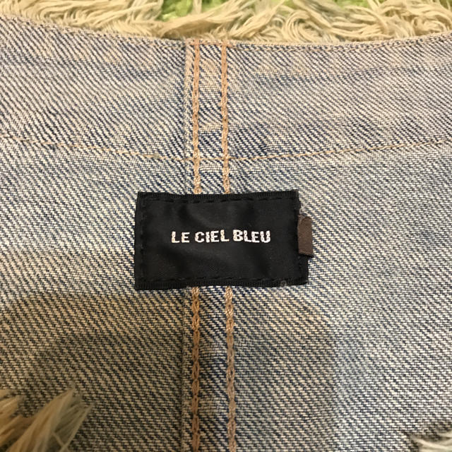 LE CIEL BLEU(ルシェルブルー)のLE CIEL BLEU デニムジャケット レディースのジャケット/アウター(Gジャン/デニムジャケット)の商品写真