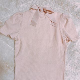 ダズリン(dazzlin)のバックリボントップス☺︎🎀(Tシャツ(半袖/袖なし))