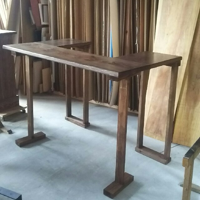 カウンターテーブル テーブル ウォールナット 木製