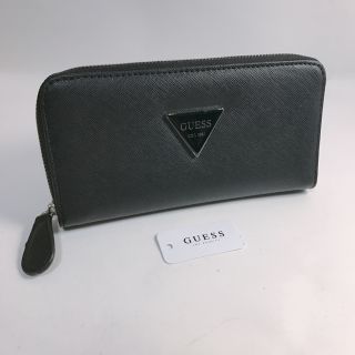 ゲス(GUESS)のタグ付き★GUESS 　ゲス　ブラック　ジップ長財布　新品未使用(財布)