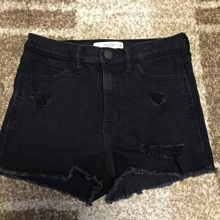 アバクロンビーアンドフィッチ(Abercrombie&Fitch)のアバクロ  ストレッチ素材ダメージ加工ショートパンツ(ショートパンツ)