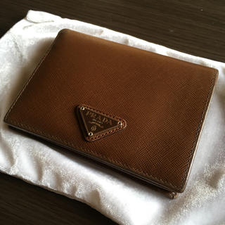 プラダ(PRADA)のプラダ サフィアーノ 二つ折り コンパクト 財布(折り財布)