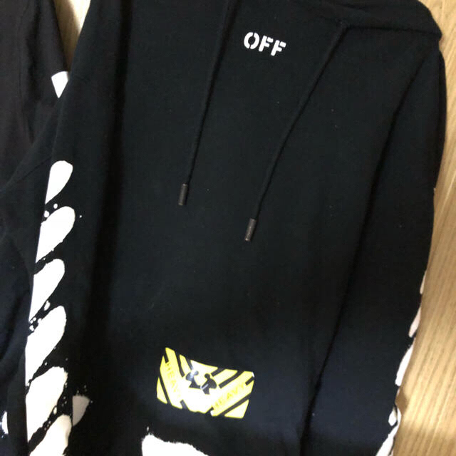 off-white スプレー　パーカー