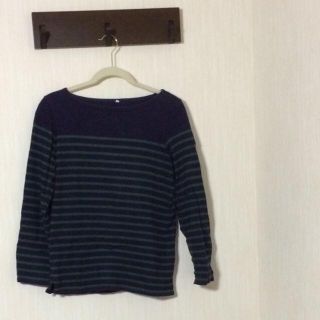 ムジルシリョウヒン(MUJI (無印良品))の▽ ボーダートップス(Tシャツ(長袖/七分))