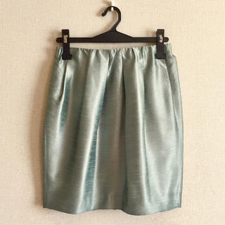 ドゥーズィエムクラス(DEUXIEME CLASSE)のドゥーズィエム♡シャンタン素材の膝丈スカート(ひざ丈スカート)
