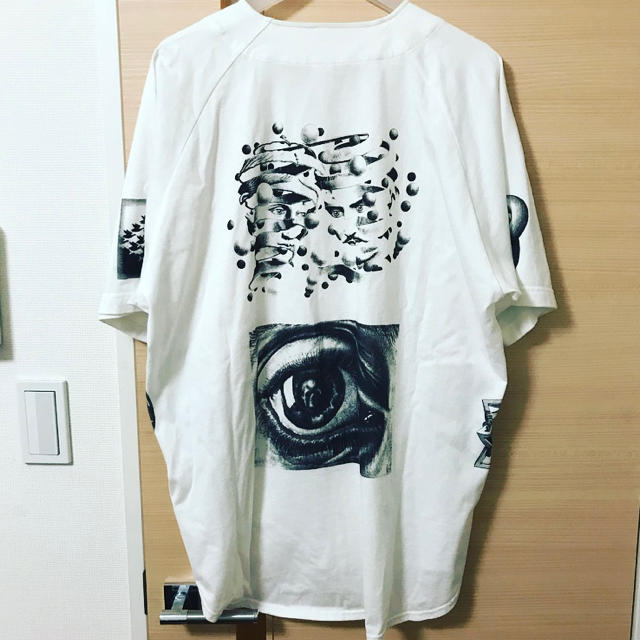 SUPREME ESCHER ベースボールシャツ