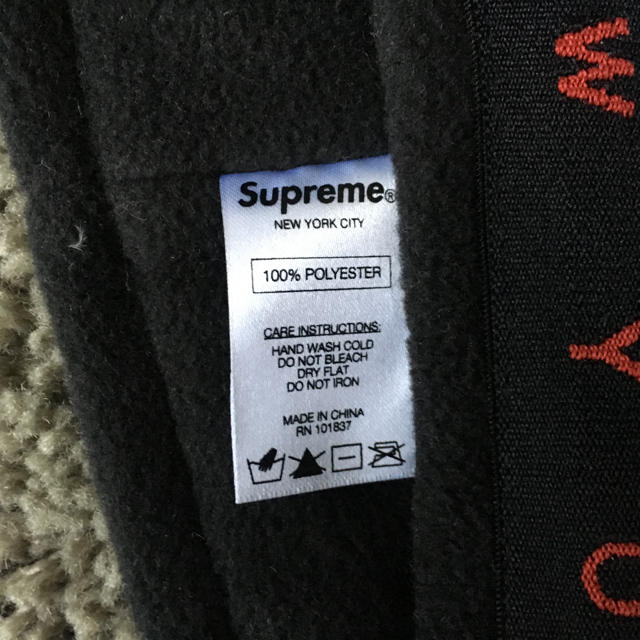 【値下げしました！】Supreme Fleece Headband BLACK