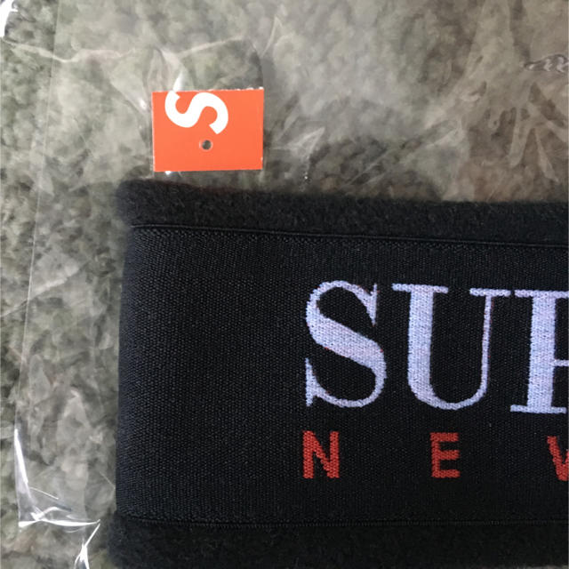 【値下げしました！】Supreme Fleece Headband BLACK