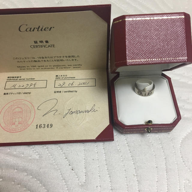 Cartier - カルティエ ラブリング ホワイトゴールドの通販 by Cartier - カルティエ ラブリング ホワイトゴールドの通販 by