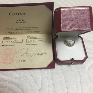 カルティエ(Cartier)のカルティエ ラブリング ホワイトゴールド(リング(指輪))