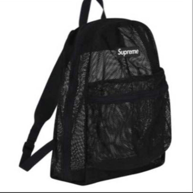 Supreme(シュプリーム)のSupreme 2016ss  Mesh Backpack  美品 ブラック メンズのバッグ(バッグパック/リュック)の商品写真