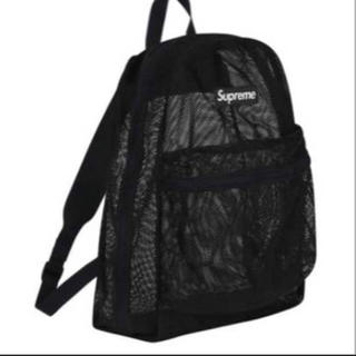 シュプリーム(Supreme)のSupreme 2016ss  Mesh Backpack  美品 ブラック(バッグパック/リュック)
