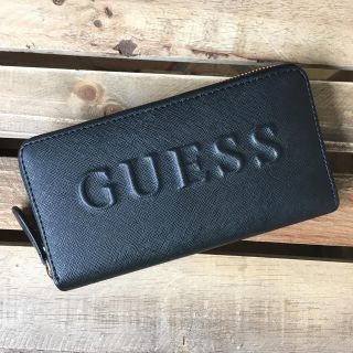 ゲス(GUESS)の★maaa446様専用★GUESS 新作 エンボスロゴ ブラック 長財布(財布)