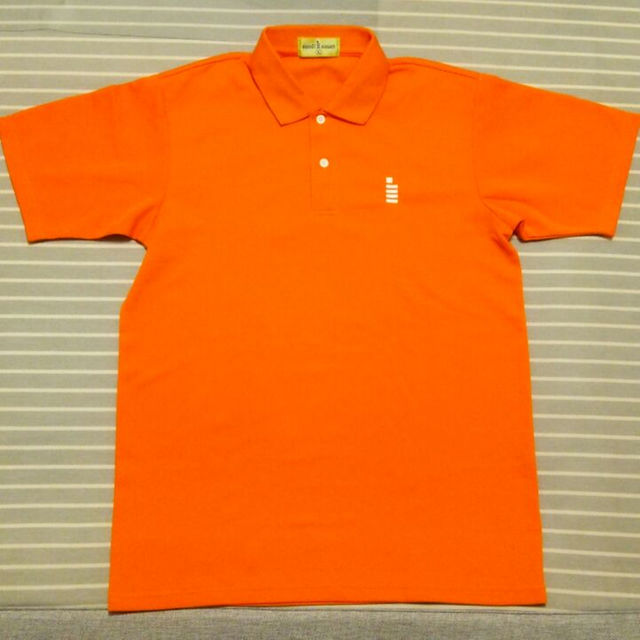 ゴーセン GOSEN ゲーム ポロシャツ オレンジ Lサイズ スポーツ/アウトドアのテニス(その他)の商品写真