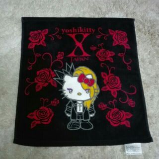 ハローキティ(ハローキティ)のyoshikitty　タオル　新品　XJAPAN (ミュージシャン)