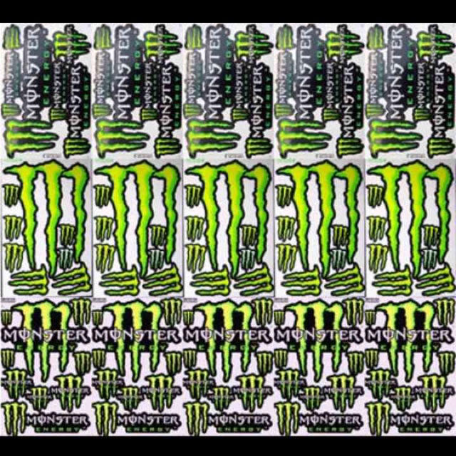 Monster Energy ステッカー まとめ売り！！ 自動車/バイクのバイク(ステッカー)の商品写真