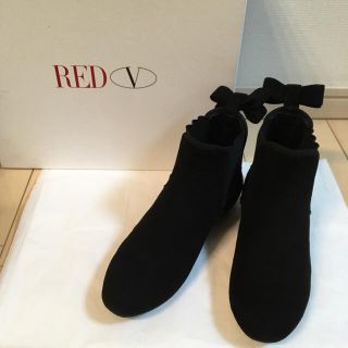 レッドヴァレンティノ(RED VALENTINO)のブーティ ブラック☆10/19 12:00まで☆(ブーティ)