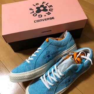 コンバース(CONVERSE)の27 Golf Wang Converse Golf Le Fleur ブルー(スニーカー)