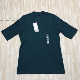 ユニクロ(UNIQLO)のエリ様専用☆UNIQLO☆リブハイネックT 5部袖☆2枚セット(Tシャツ(長袖/七分))