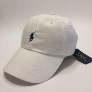 ポロラルフローレン(POLO RALPH LAUREN)のN52 新品 未使用 タグ付き ポロ ラルフローレン ポニー キャップ 白(キャップ)