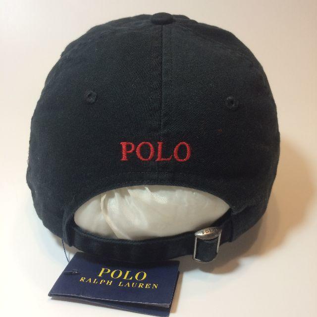 POLO RALPH LAUREN(ポロラルフローレン)のN48 新品 未使用 タグ付き ポロ ラルフローレン ポニー キャップ 黒 メンズの帽子(キャップ)の商品写真