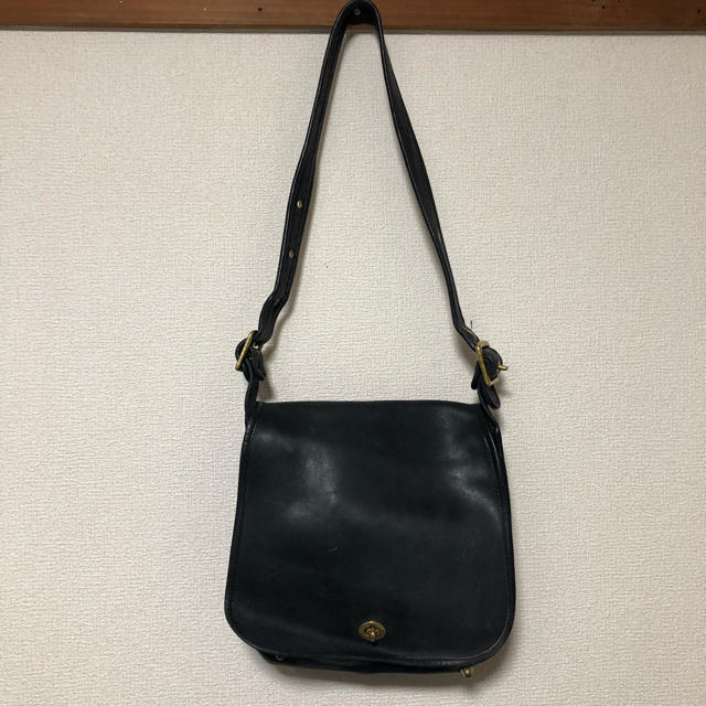 old coach レザーショルダーバッグバッグ