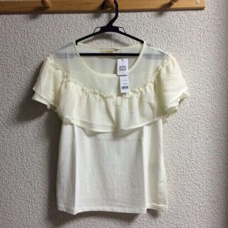 ダブルクローゼット(w closet)のw closet♡フリル付きプルオーバー(Tシャツ(半袖/袖なし))