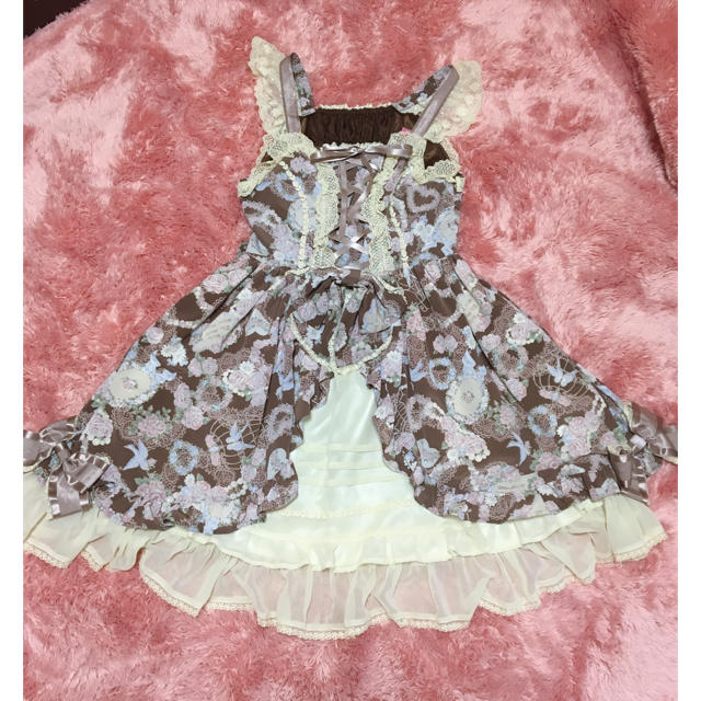 BABYのジャンパースカートとカチューシャセット BABYのジャンパースカートとカチューシャセット