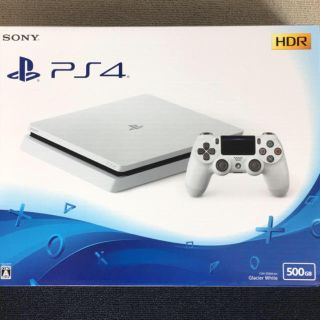 プレイステーション4(PlayStation4)のps4 グレイシャーホワイト 500MB(家庭用ゲーム機本体)