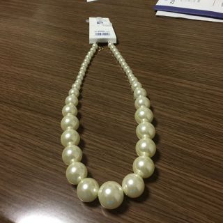 ジーユー(GU)の新品 未使用 ジーユー ショートパールネックレス アクセサリー(ネックレス)