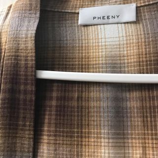 フィーニー(PHEENY)の売り切り最終値下げpheeny フィーニー オンブレチェックガウン(シャツ/ブラウス(長袖/七分))