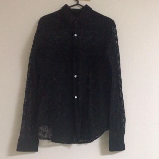 コムデギャルソン(COMME des GARCONS)のコムデギャルソン レース フリルブラウス(シャツ/ブラウス(長袖/七分))