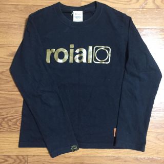 ロイヤル(roial)のロイヤル ロンT 女性 キッズ 子供  SMALL 黒(Tシャツ(長袖/七分))