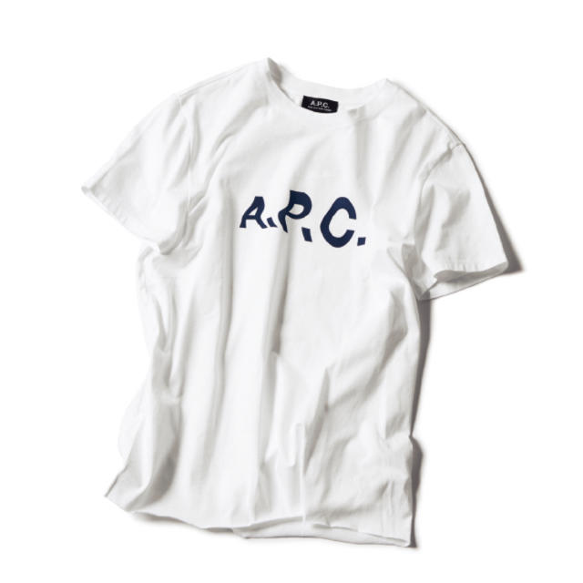 A.P.C(アーペーセー)の新品 レア 別注コラボ A.P.C ロゴTシャツ  レディースのトップス(Tシャツ(半袖/袖なし))の商品写真