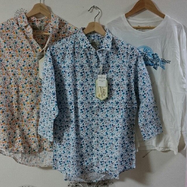PIKO(ピコ)の86,(S6)PIKO(ピコ) 長袖シャツ×2＋Tシャツ メンズのトップス(Tシャツ/カットソー(七分/長袖))の商品写真