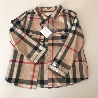 バーバリー(BURBERRY)の新品未使用タグ付き kidsバーバリーシャツ(ブラウス)