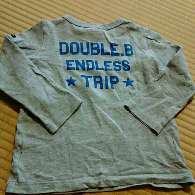 DOUBLE.B(ダブルビー)のDOUBLE.B　ダブルビー　ミキハウス　長袖Tシャツ　100㎝ 値下げしました キッズ/ベビー/マタニティのキッズ服男の子用(90cm~)(その他)の商品写真