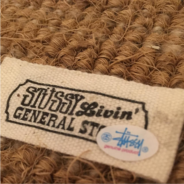 STUSSY(ステューシー)のstussy 玄関マット 大 ラグマット G1950 ステューシーシュプリーム インテリア/住まい/日用品のラグ/カーペット/マット(玄関マット)の商品写真