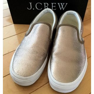 ジェイクルー(J.Crew)のJ Crew × Vans コラボ スリッポン ブロンズ  US8 (スニーカー)