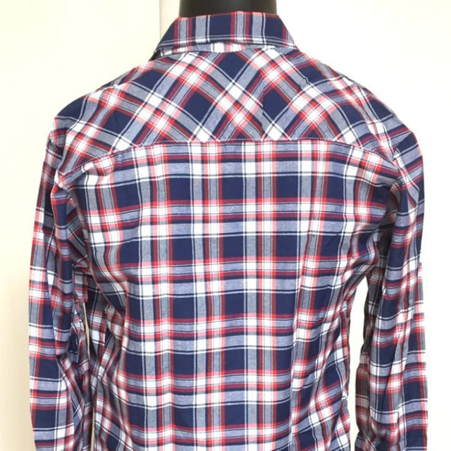 綿長袖シャツ　XL　未使用品 メンズのトップス(シャツ)の商品写真