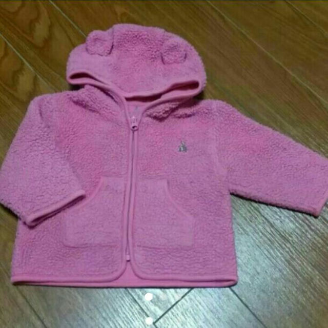 babyGAP(ベビーギャップ)のGap70  もこもこ　くま耳　アウター キッズ/ベビー/マタニティのベビー服(~85cm)(その他)の商品写真