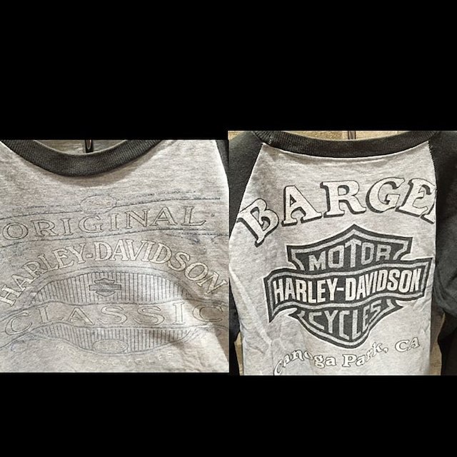 や様専用 HARLEY-DAVIDSON 7分丈 両面プリント Tシャツ S相当 メンズのトップス(その他)の商品写真