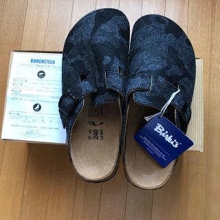 ビルケンシュトック(BIRKENSTOCK)の新品未使用❤︎ビルケンシュトックBirki's BOSTONカモフラ柄クロッグ(スリッポン/モカシン)