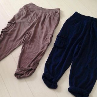 ダブルクローゼット(w closet)のダブルクローゼットサルエルパンツ(クロップドパンツ)