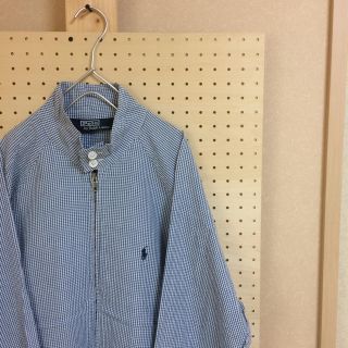 ポロラルフローレン(POLO RALPH LAUREN)の90s ラルフローレン スウィングトップ M チェック 春カラー (ブルゾン)